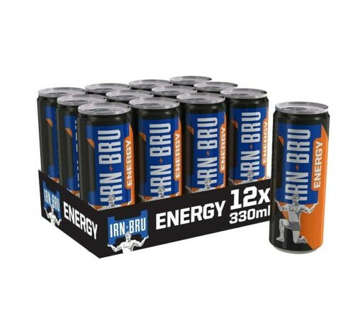 Irn Bru Energy 12 Pack - 330ml Cans