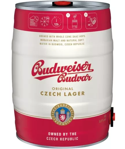 Budweiser Budvar Lager 30L Keg