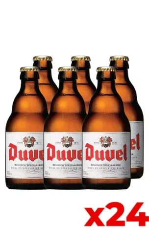 Duvel Belgian Ale Beer 24-Pack 330ml Bottles